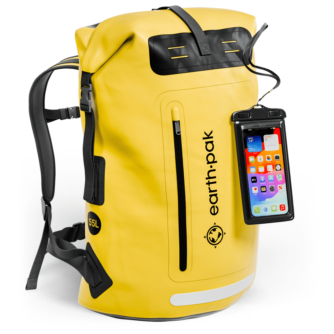 earth pak - Summit 35L/55L/85L Dry Bag Backpack earth pak - Summit 35L/55L/85L Dry Bag Backpack