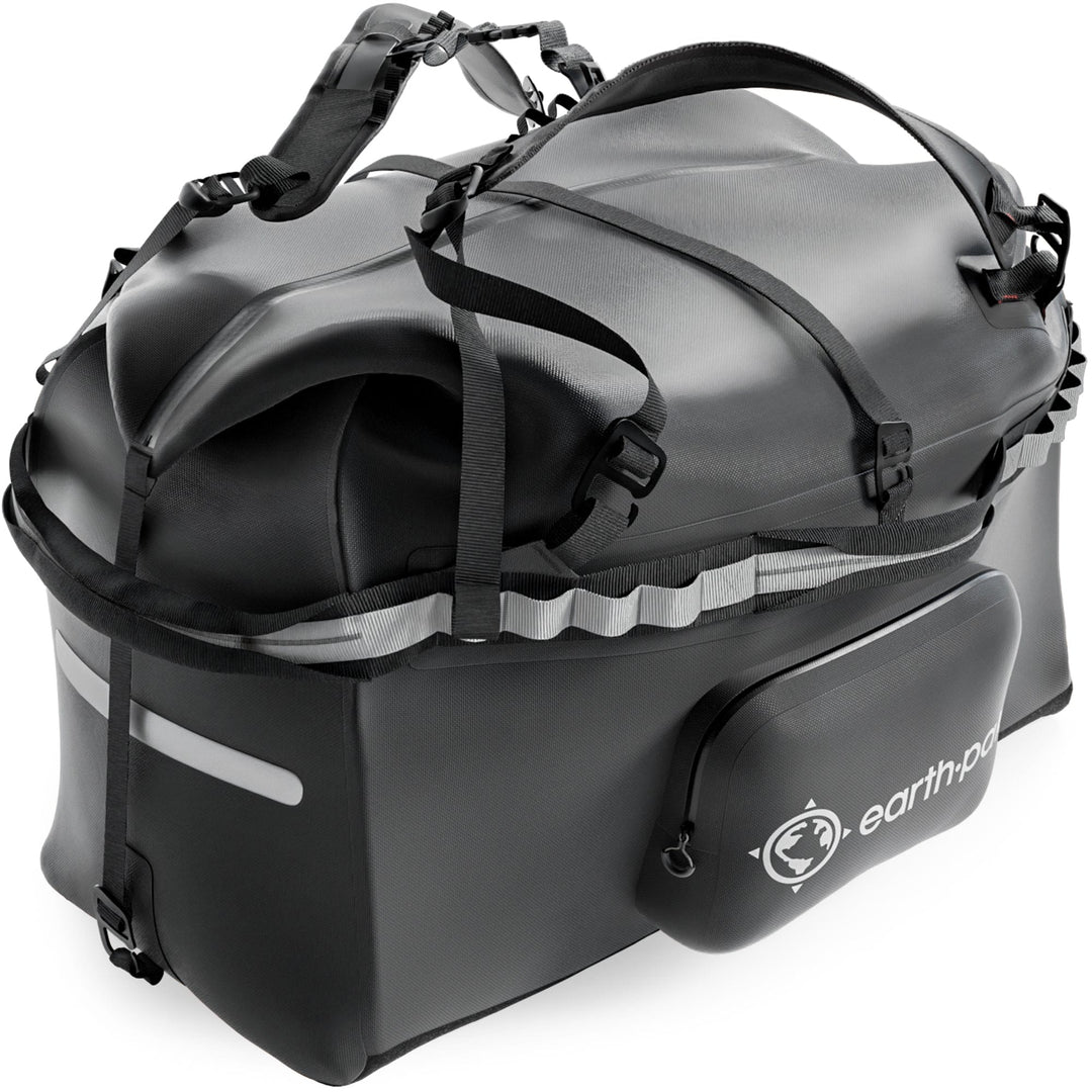 gear bag waterproof Rover Duffel Heavy Duty Water-Resistant 1680D TPU Duffle Bag with Deta – earth pak